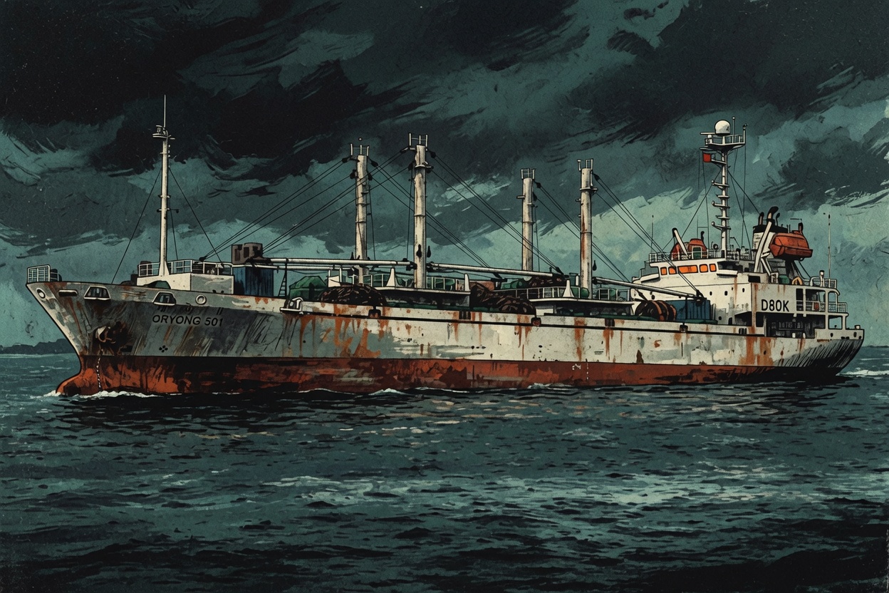 Ilustrasi kapal Oryong 501